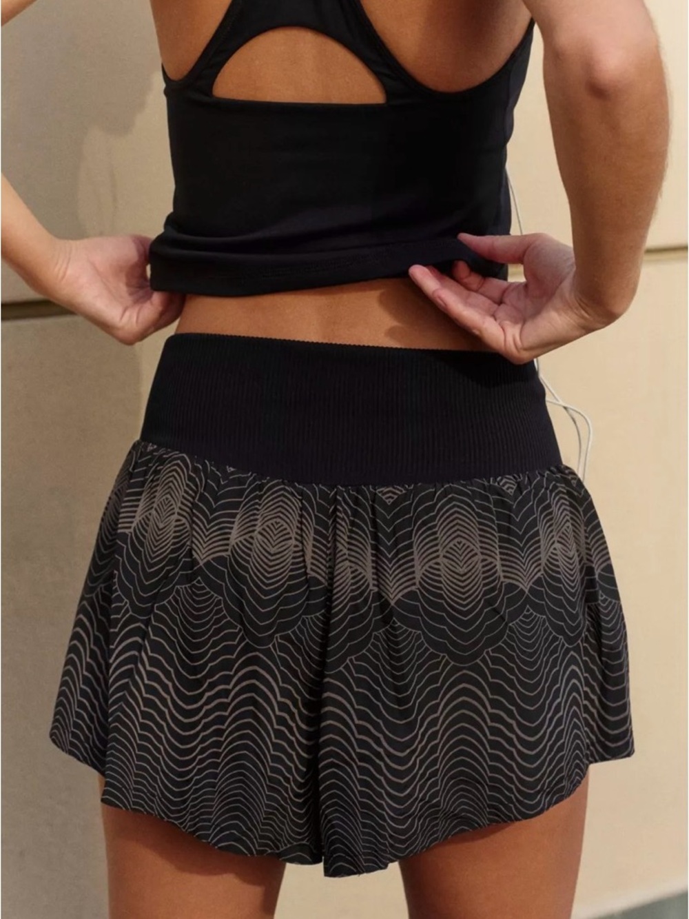 Free People Movement New Carpe Diem Reflective Shorts